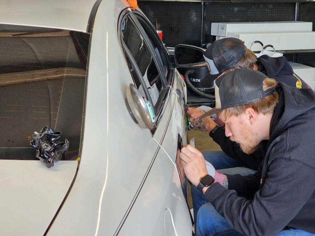 certified PPF installer in Charlotte NC Black Optix Tint