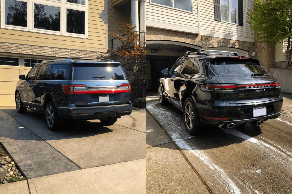 hand wash and exterior car detailing at Black Optix Tint Charlotte