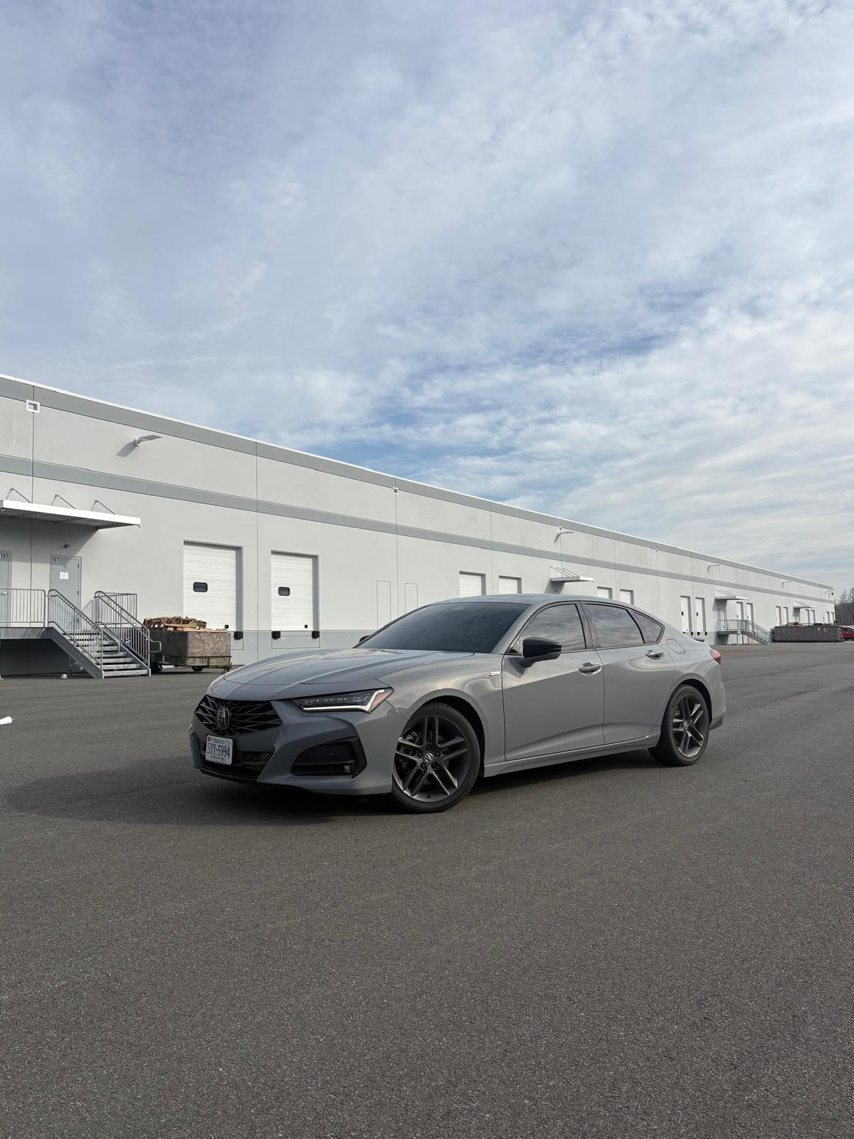 Ceramic window tint installation at Black Optix Tint in Charlotte NC